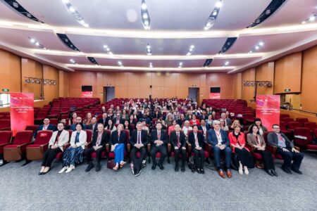 Attendees at the October 2024 Global Education and Senior Leaders' Meeting at Shanghai Jiao Tong University