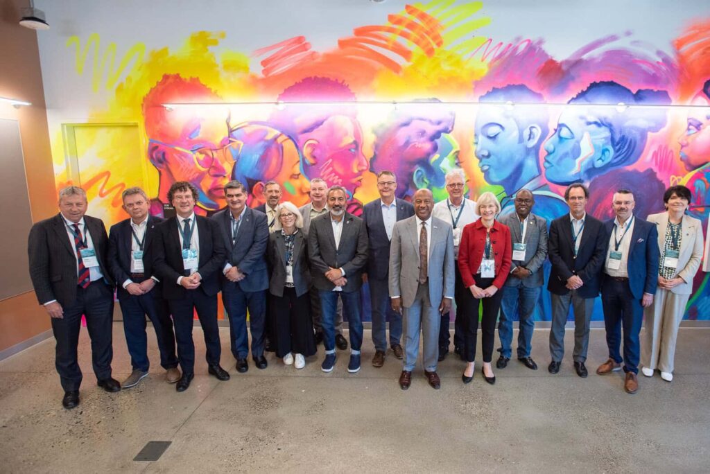 U21 Presidents attended a roundtable event at the University of California, Davis’ brand new innovation hub in Sacramento, Aggie Square 